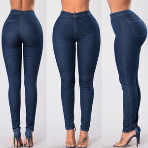 A <span class=keywords><strong>Vita</strong></span> alta Pantaloni Della Matita Dei <span class=keywords><strong>Jeans</strong></span> per Le Donne Signore Sexy Slim Fit Scarni Elastici Dei Pantaloni Dei <span class=keywords><strong>Jeans</strong></span> - Product Image 2