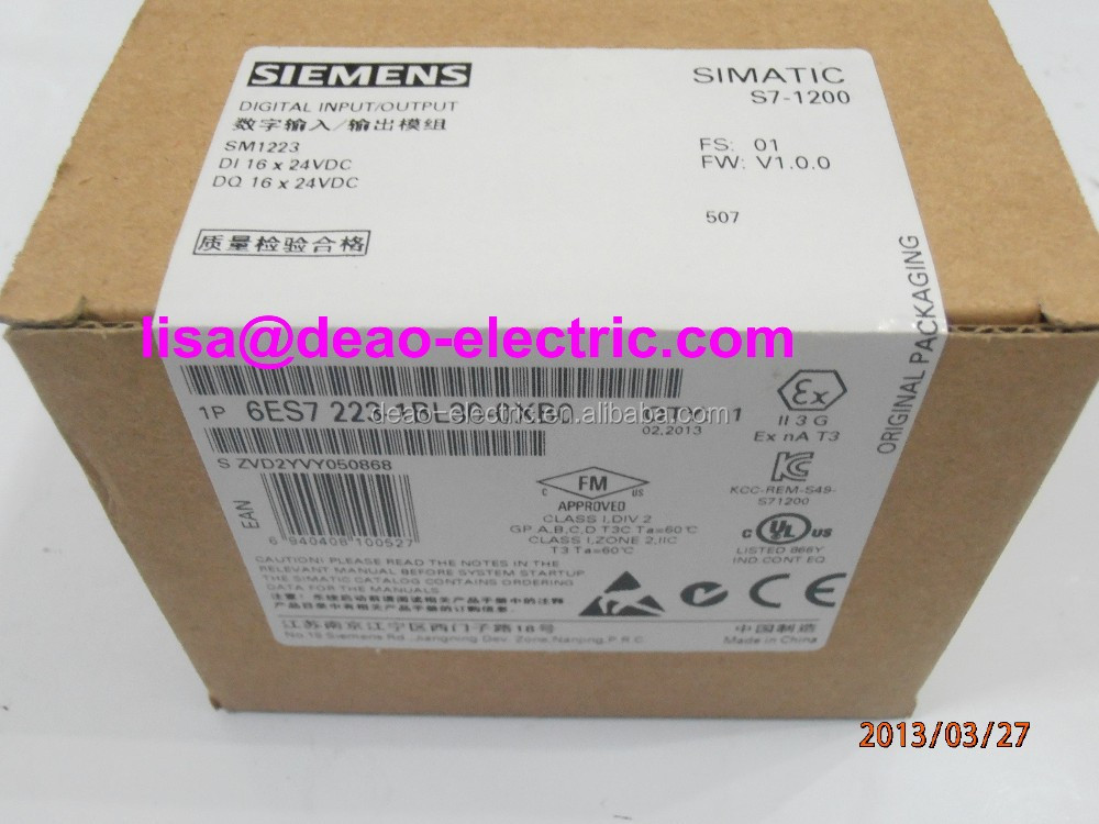 6ES7223-1BL30-0XB0 siemens S7-200 промышленности плк controlller SIMATIC s7-200, Цифровой я / OEM 223b