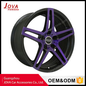 Orange Noir Jantes Forfed Roues De Voiture, fournir D'autres Couleurs 15-24 Pouce Personnalisé - Product Image 5