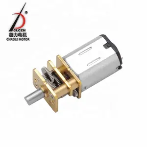 China 12mm spur geared motor CL-FG12-FN20 with 12*10 metal gearbox for electronic door lock and robot-chaoli2016