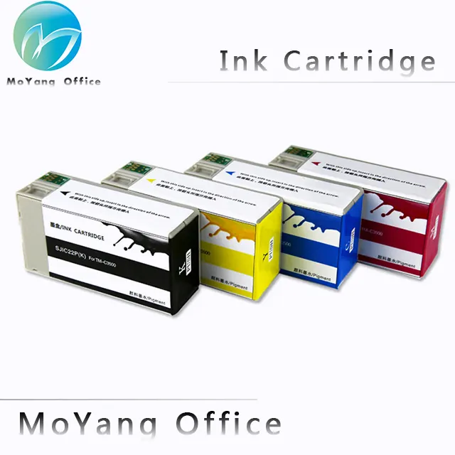 MoYang compatibile per epson stampante di etichette C310 C3520 C3500 cartuccia di inchiostro per epson TM-C3500 TM-C3520 TM-C310 stampante