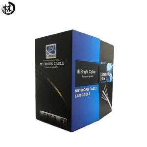 E-bright SFTP Cat6 <span class=keywords><strong>Cable</strong></span> de red blindado Interior <span class=keywords><strong>STP</strong></span> <span class=keywords><strong>Cat</strong></span> <span class=keywords><strong>6</strong></span> PVC 4P Par trenzado Cobre desnudo Ethernet LAN <span class=keywords><strong>Cable</strong></span> Comunicación pura - Product Image 5