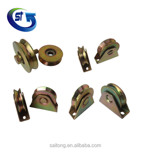 Rueda de puerta corredera galvanizada DA90UR10, rueda giratoria para puerta corredera - Product Image 2