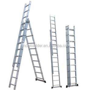 <span class=keywords><strong>Échelle</strong></span> polyvalente 3x12 réglables, <span class=keywords><strong>échelle</strong></span> d'extension, <span class=keywords><strong>3</strong></span> pièces en aluminium, <span class=keywords><strong>échelle</strong></span> combinée, charge max 150kg - Product Image 5