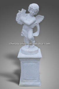 Estatua de Ángel de Tamaño Real en Mármol Blanco, Escultura Manual de Nuevo Diseño - Product Image 6