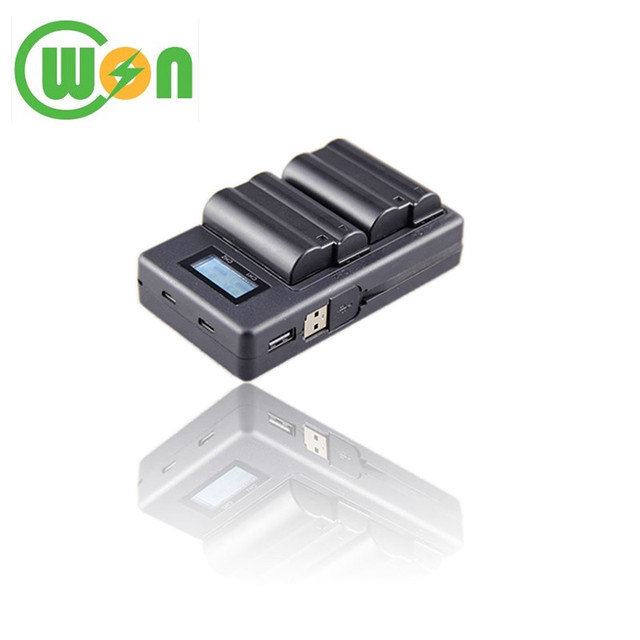 EN-EL14 EN-EL15 EN-EL20 EN-EL21 LCD Camera Battery Charger