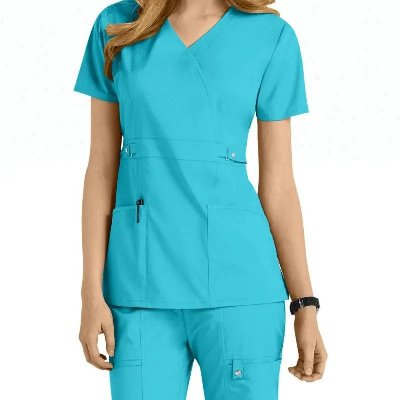 看護師制服デザイン工場供給米国市場ファッショナブル
