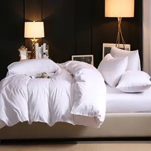 Hotel design 100% cotton comfortable hotel bedding set for hotel and home used with cheap price