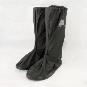 Couvre-chaussures de moto en PVC personnalisé, résistant à l'usure, antidérapant, portable, imperméable, avec réflecteur - Product Image 2
