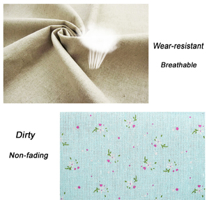 <span class=keywords><strong>Tissu</strong></span> en lin polyester Vintage de haute qualité, pour bricolage, <span class=keywords><strong>patchwork</strong></span>, housse d'oreiller ou de sac, matériel de couture - Product Image 5