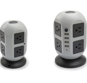 <strong>Extension</strong> <strong>Lead</strong> 8 way outlets 4 <strong>USB</strong> Ports Vertical Tower <strong>Extension</strong> Socket - Product Image 6