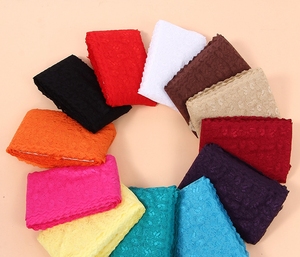 Commercio all'ingrosso di fabbrica personalizzato ampio uncinetto elasticizzato elasticizzato elasticizzato in Nylon Tricot <span class=keywords><strong>pizzo</strong></span> per la decorazione del vestito - Product Image 5