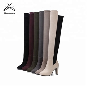 Le ultime scarpe da <span class=keywords><strong>donna</strong></span> di Design fantasia tacchi a blocchi Stock <span class=keywords><strong>stivali</strong></span> invernali a <span class=keywords><strong>basso</strong></span> prezzo da <span class=keywords><strong>donna</strong></span> - Product Image 1