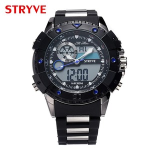 STRYVE brand S8001 hot Sport <span class=keywords><strong>orologio</strong></span> <span class=keywords><strong>digitale</strong></span> da <span class=keywords><strong>uomo</strong></span> 3ATM <span class=keywords><strong>orologio</strong></span> da polso impermeabile orologi da <span class=keywords><strong>uomo</strong></span> all'ingrosso di lusso di alta qualità - Product Image 2