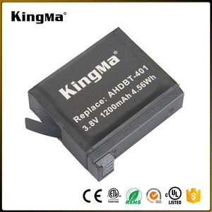 KingMa Camera Action Accessoires 1200 mAh <span class=keywords><strong>Batterie</strong></span> Au Lithium de Remplacement pour <span class=keywords><strong>GoPro</strong></span> Hero 4 <span class=keywords><strong>Batterie</strong></span> AHDBT-401 AHDBT401 - Product Image 3