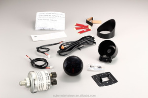 เกจวัดแรงดันน้ำมันเครื่องรถยนต์ 60 มม. แบบ 2 สี พร้อมไฟ LED แสดงสถานะ พร้อมเลนส์รมควัน ขอบอะลูมิเนียม สำหรับตรวจสอบรถยนต์ - Product Image 5