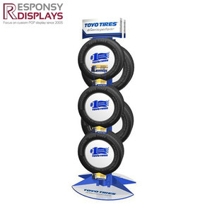 Présentoir de sol en métal support de pneu <span class=keywords><strong>automobile</strong></span> multilatéral pour vitrine haute visibilité dans le <span class=keywords><strong>garage</strong></span> de l'atelier du magasin 4S du <span class=keywords><strong>concessionnaire</strong></span> <span class=keywords><strong>automobile</strong></span> - Product Image 2