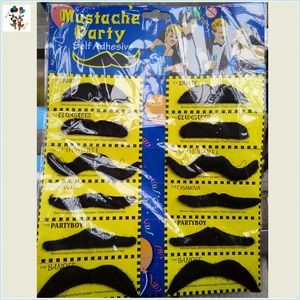 Costume da festa di Halloween a buon mercato Costume da pirata divertente baffi neri HPC-1673 - Product Image 5