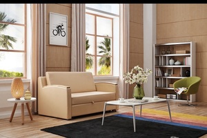 Sofá cama plegable de cuero para hotel, de lujo sofá cama, sofá cama tamaño king, muebles modernos para hospital - Product Image 2