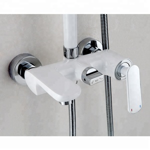 <span class=keywords><strong>Meilleur</strong></span> prix Robinet de salle de bain design blanc italien Ensemble de robinets de douche Mélangeur - Product Image 2