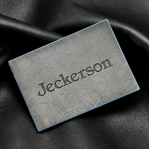 אופנה יוקרה באיכות גבוהה אופנה חם הטבעה מותאם אישית deboss סמל עור חום תווית תיקון ג 'ינס - Product Image 6