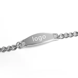 Fashion High Quality 316L Stainless Steel bracelets Mens Bracelet with Customized Logo