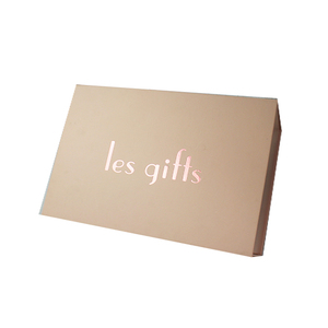 Boîte cadeau en carton <span class=keywords><strong>rose</strong></span> personnalisée avec logo estampé à chaud et impression en relief Boîte pliante en papier d'emballage spécial - Product Image 5
