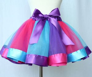 Primer Equipo del <span class=keywords><strong>cumpleaños</strong></span> <span class=keywords><strong>de</strong></span> Pettiskirt Tutu-Girls-Falda del arco iris - Product Image 2