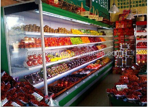 Refrigerador de Exhibición para <span class=keywords><strong>Supermercado</strong></span>, Unidad Dividida, Vitrinas de Pared, Enfriadores de Bebidas, Enfriador de Cerveza, <span class=keywords><strong>Supermercado</strong></span> Abierto en Guangzhou - Product Image 6