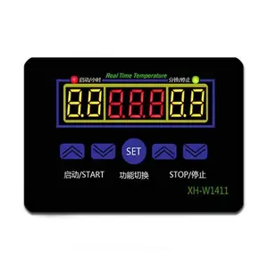 thermostat digital 220v ac Suppliers-Xh-W1411 W1411 AC 220V 10A LED Digital Pengendali Suhu Termostat Sensor Saklar Kontrol untuk Rumah Kaca Peternakan Akuatik