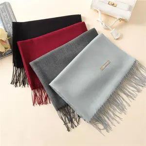 High Quality Custom Multicolor Women Winter Warm Long Shawl Cashmere Scarf