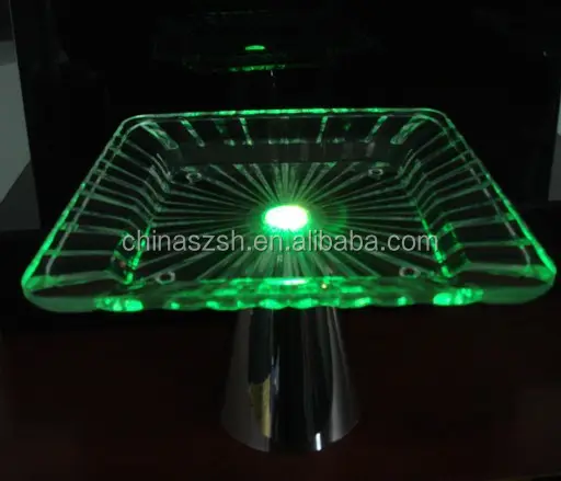 Plated flashing tray,flashing plastic pallet,glow up saucer