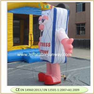 Op Maat Gemaakte Mooie Opblaasbare Cartoon Matras Mascotte Kostuum Pop Gebruikt Voor Reclame - Product Image 6