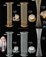 Золотые, серебряные, греческие, металлические, акриловые кристаллы, колонны