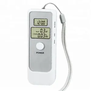 Indikasi digital dual lcd tester alkohol Breathalyzer