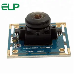 Module de caméra ELP HD 720P, grand angle M12, lentille fisheye, CCTV CMOS, pour vision industrielle