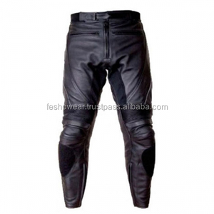 Pantalones de Cuero Casuales y Elegantes para Hombre, Cómodos, Duraderos, Ajustados, Lavado Oscuro, Corte Recto, Cintura Media, Cierre de Botones, No Tejidos, Alta Calidad - Product Image 1