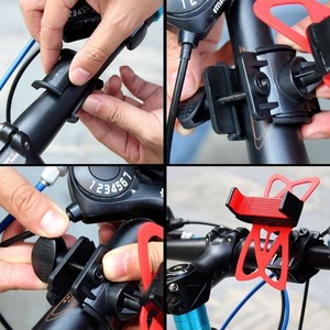 Support universel réglable pour vélo <span class=keywords><strong>moto</strong></span>, porte-téléphone de bicyclette, socle pour guidon pour <span class=keywords><strong>Smartphone</strong></span>, Navigation <span class=keywords><strong>GPS</strong></span>, pouces - Product Image 5