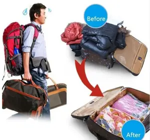 Yeni Space Saver tasarruf saklama çantası vakum Seal sıkıştırılmış organizatör paket çanta vakum torbaları ambalaj için yorgan