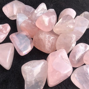 Wholesale Natural Polished <strong>Big</strong> Rose Quartz <strong>Crystal</strong> Tumbled Stones Gravel Gemstone for Decoration - Product Image 2