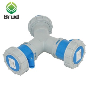Adaptateur de prise multiple de haute qualité 16A 230V 2 voies, industriel, classé IP67, avec prise à 3 broches, 1 entrée 2 sorties - Product Image 4