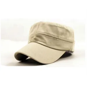 Chapeau usines en chine conception à la mode multi couleur blanc style militaire chapeaux de soleil hommes personnalisé