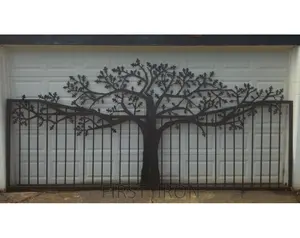 Laser Cut and Wrought Iron Gate Design/ Iron Fancy Gates for Livestock Farm