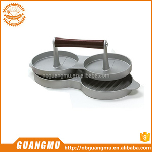 Guangmu — presse à hamburger antiadhésif en aluminium, vente en gros en chine - Product Image 2