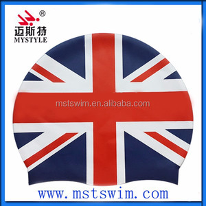 <span class=keywords><strong>Bonnet</strong></span> <span class=keywords><strong>de</strong></span> <span class=keywords><strong>bain</strong></span> en silicone imprimé drapeau national, imperméable, antidérapant, logo personnalisé, OEM ODM CE RoHS, marque Mystyle, unisexe, vente en gros d'usine - Product Image 5
