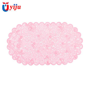 YIJU Minimalist Eco-Friendly <strong>Bath</strong> <strong>Mats</strong> PVC Material Bright Non-slip Print Pattern Bathroom <strong>Mat</strong> - Product Image 2