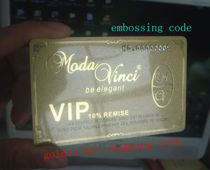 Pvc thẻ Bạc dập nóng dập nổi số thẻ kinh doanh nhự<span class=keywords><strong>a</strong></span> giống như thẻ tín dụng ghi nợ với chip - Product Image 4