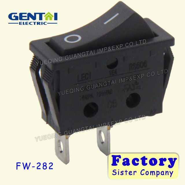 Security Leci RS606 2 Pin 16a 250vac Rocker Switch