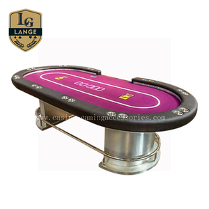 <span class=keywords><strong>De</strong></span> luxe <span class=keywords><strong>Table</strong></span> <span class=keywords><strong>de</strong></span> <span class=keywords><strong>Poker</strong></span> Texas Hold'em <span class=keywords><strong>Table</strong></span> Avec Mise En Page Personnalisée et Pied En Acier Inoxydable - Product Image 6