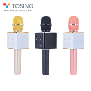 Tosing tuxun Q7 profesional MICRÓFONO INALÁMBRICO <span class=keywords><strong>karaoke</strong></span> inalámbrico micrófono Bluetooth altavoces estudio para <span class=keywords><strong>fiesta</strong></span> cantando - Product Image 4